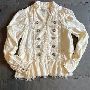 Free People Ariana Linen Jacket